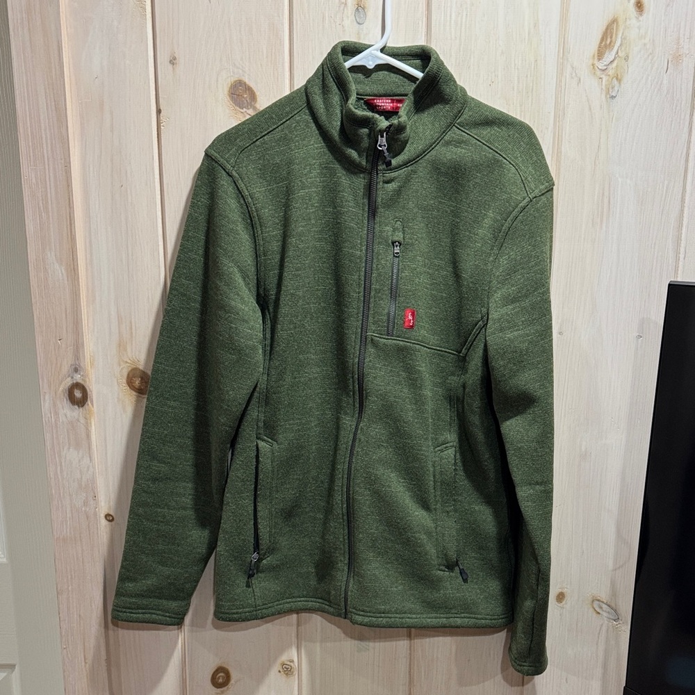 Eastern Mountain Sports Men’s Green Fleece Jacket - Size Medium
